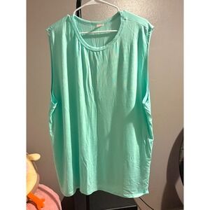 Color Bear Mint Sleeveless Tank‎ Top Women's Sz 3XL